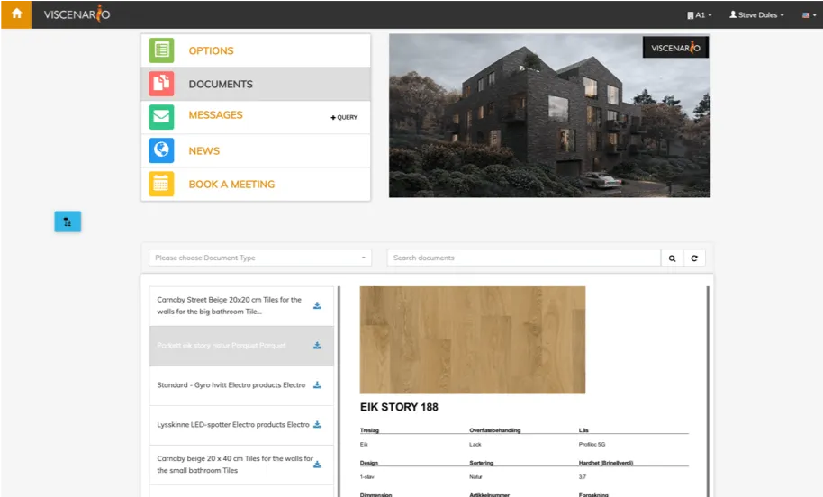 Viscenario Portal for client - Maintenance documentation