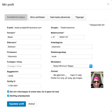 min-profil